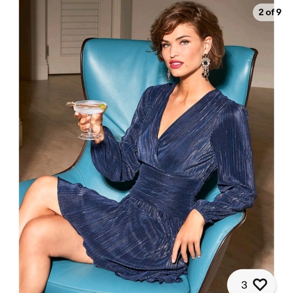 Lilly Putlizer NWTs Jessamie Long Sleeve Dress - Picture 4 of 7